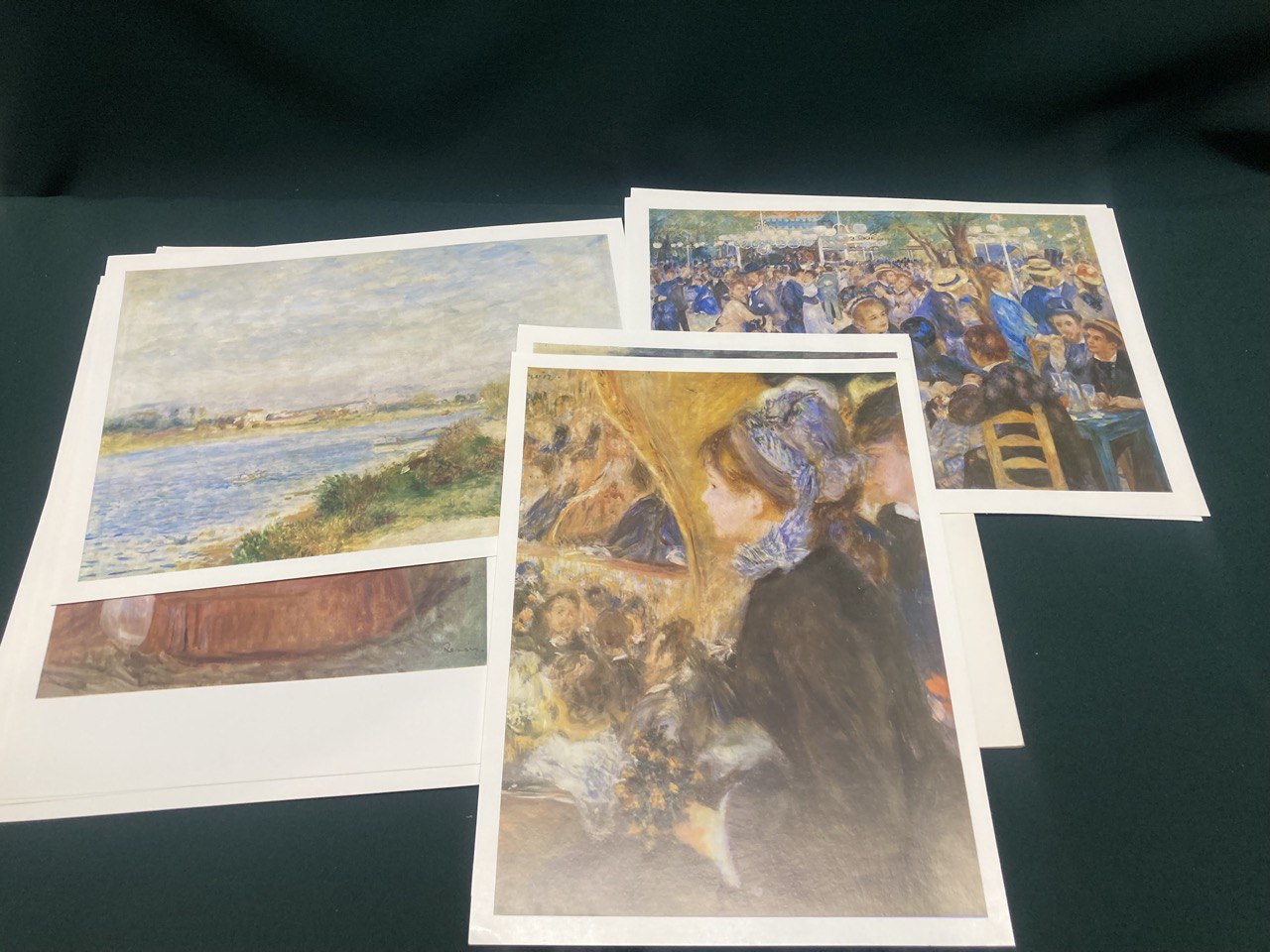 Огюст Ренуар "Auguste Renoir" на немецком языке. Комплект репродукций. Лейпциг 1973 г.